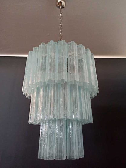 Murano Chandelier – 52 tubes – Opal - Zelno Lighting