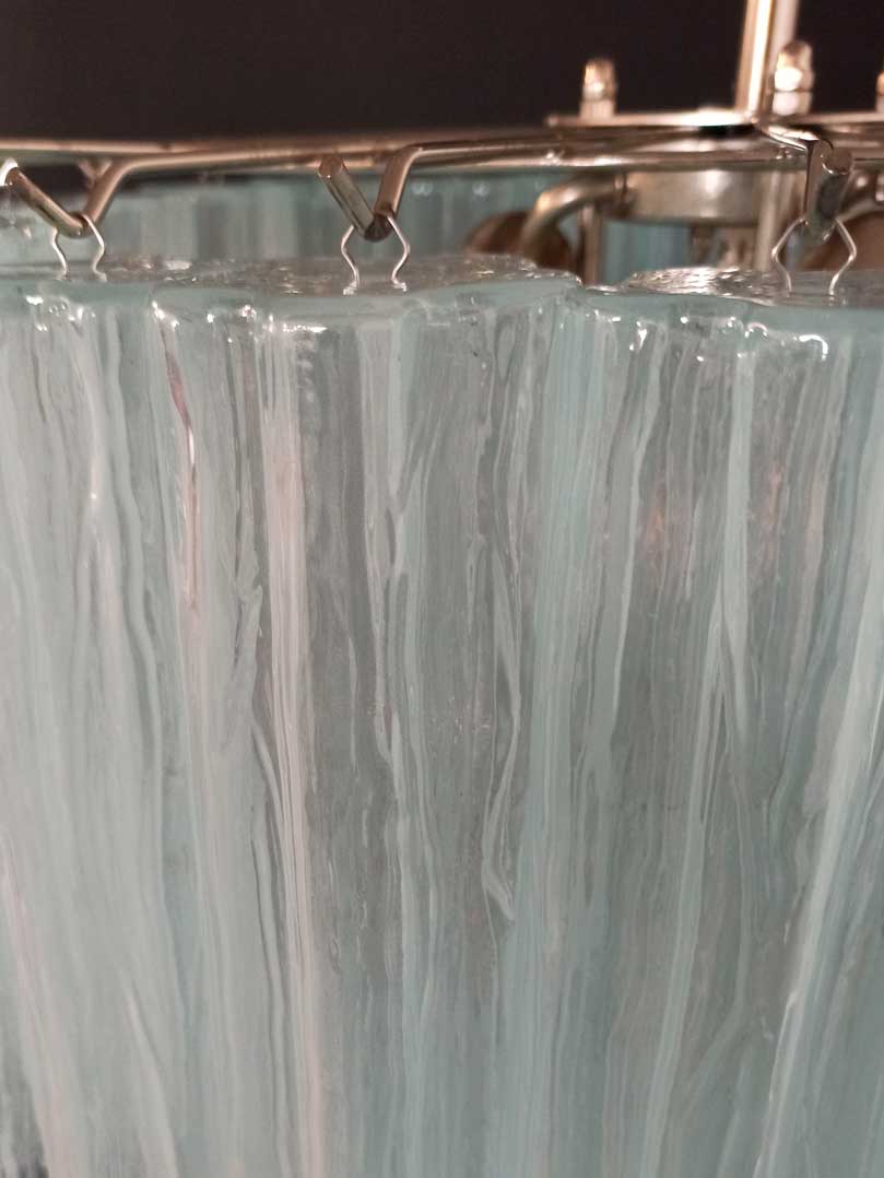 Murano Chandelier – 52 tubes – Opal - Zelno Lighting