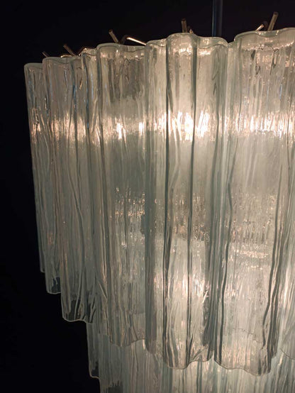 Murano Chandelier – 52 tubes – Opal - Zelno Lighting