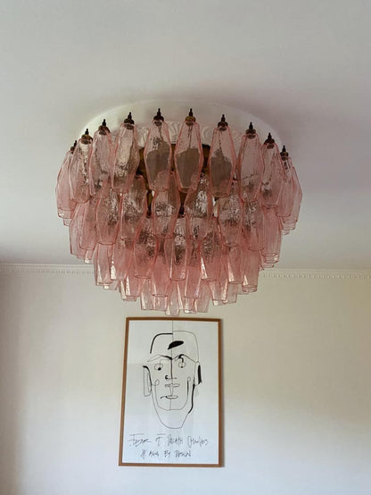 Murano Chandelier – Poliedri – 84 glasses - Zelno Lighting