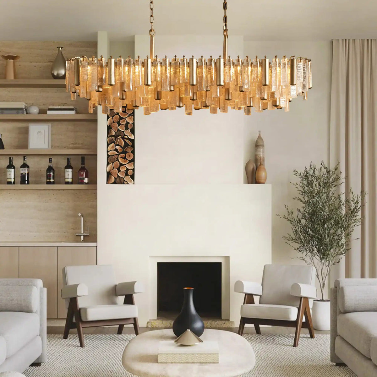 Neve Linear Chandelier - Zelno Lighting