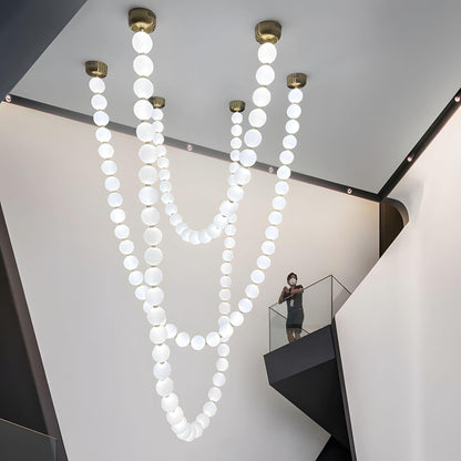 Perlina Necklace Combination Chandelier - Zelno Lighting