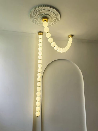 Perlina Necklace Combination Chandelier - Zelno Lighting