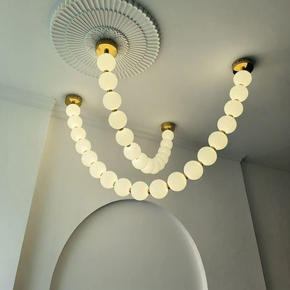 Perlina Necklace Combination Chandelier - Zelno Lighting