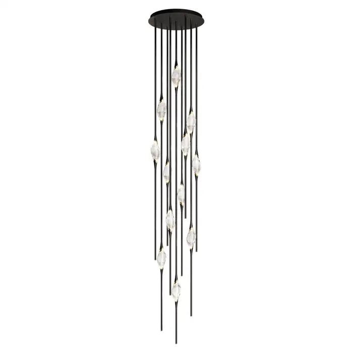 Pezzo Crystal Chandelier 21"H - Zelno Lighting
