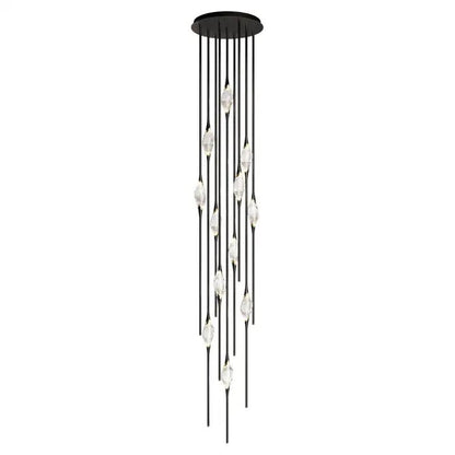 Pezzo Crystal Chandelier 21"H - Zelno Lighting