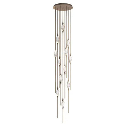Pezzo Crystal Chandelier 21"H - Zelno Lighting