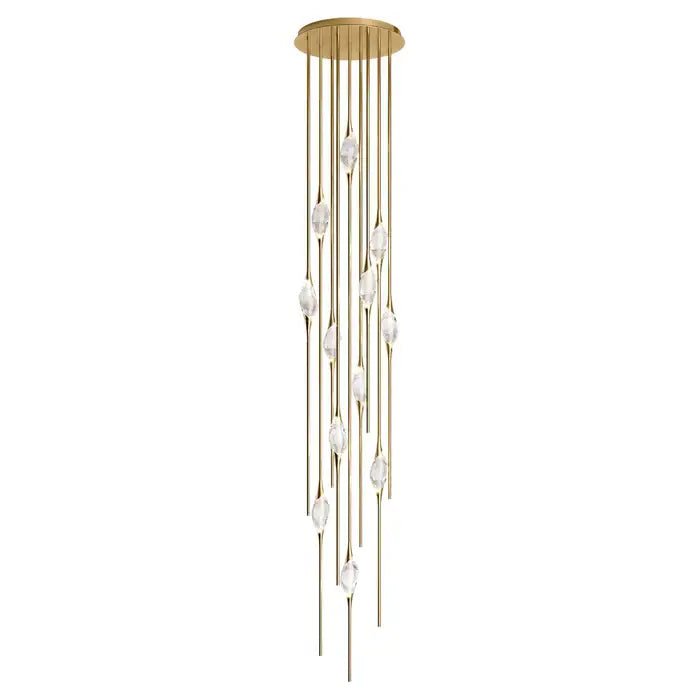Pezzo Crystal Chandelier 21"H - Zelno Lighting
