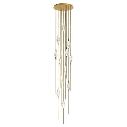 Pezzo Crystal Chandelier 21"H - Zelno Lighting