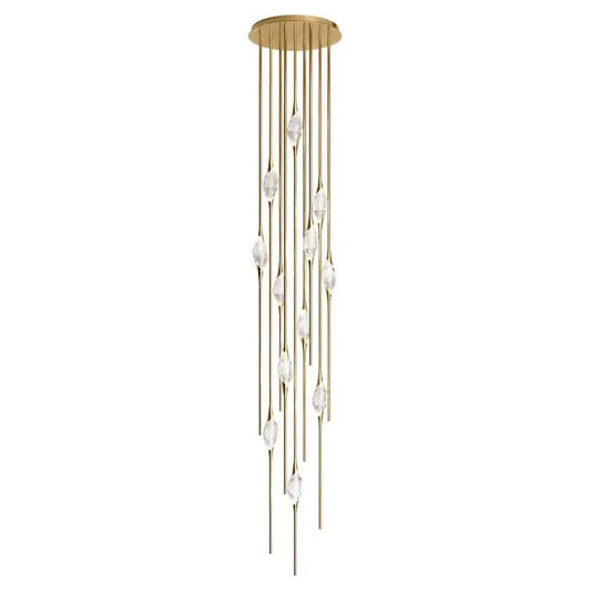 Pezzo Crystal Chandelier 21"H - Zelno Lighting