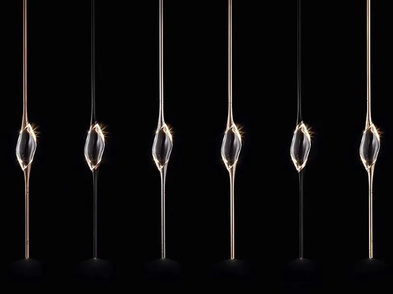 Pezzo Crystal Linear Chandelier 51" 59" - Zelno Lighting