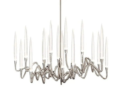 Pezzo Crystal Round Chandelier D33'' 47'' 55'' - Zelno Lighting