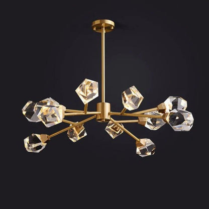 Prism Crystal Modern Chandelier - Zelno Lighting