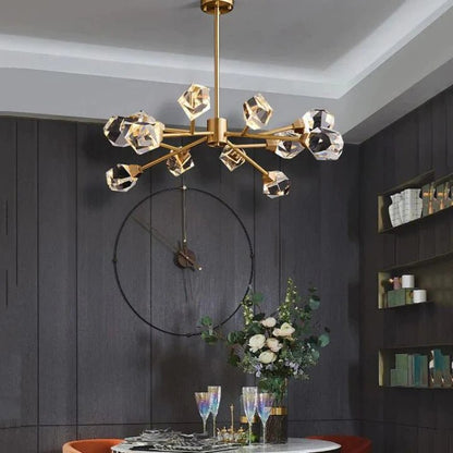 Prism Crystal Modern Chandelier - Zelno Lighting