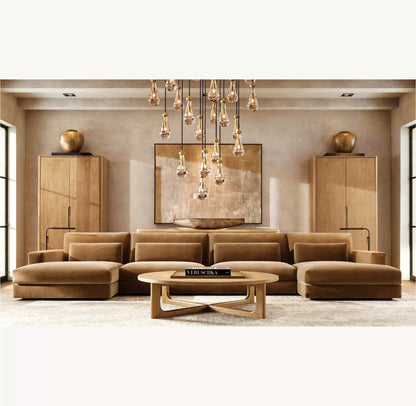 Raindrop Round Chandelier 18", 36", 47", 60" - Zelno Lighting