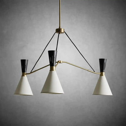 Ramsey 3 - Light Round Chandelier - Zelno Lighting