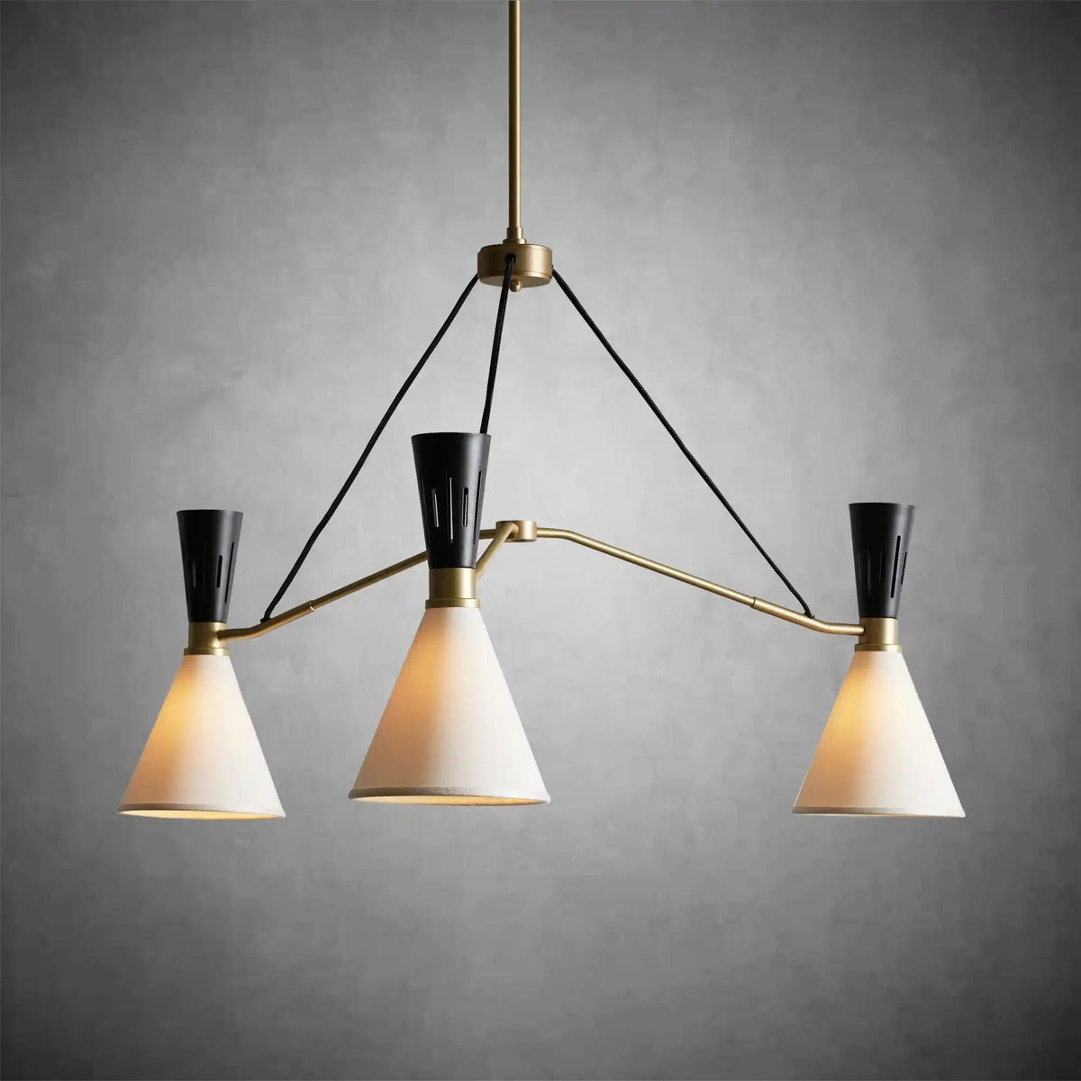 Ramsey 3 - Light Round Chandelier - Zelno Lighting