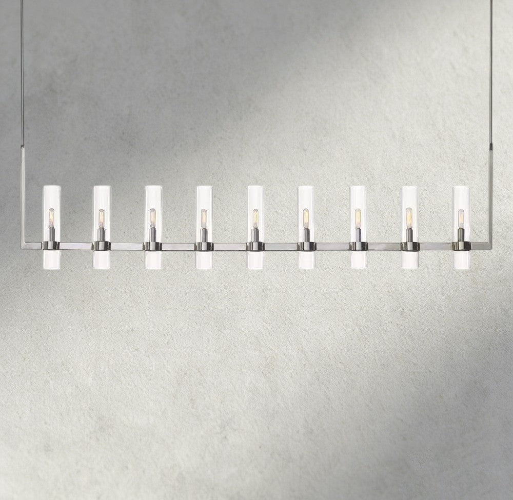 Ravay Linear Chandelier 59", 73" - Zelno Lighting