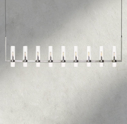 Ravay Linear Chandelier 59", 73" - Zelno Lighting