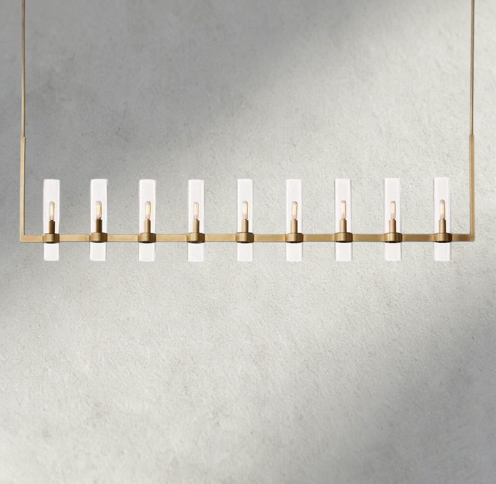 Ravay Linear Chandelier 59", 73" - Zelno Lighting