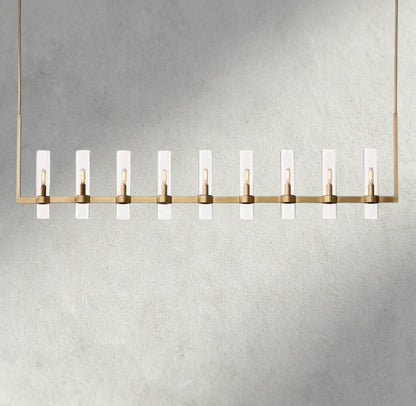 Ravay Linear Chandelier 59", 73" - Zelno Lighting