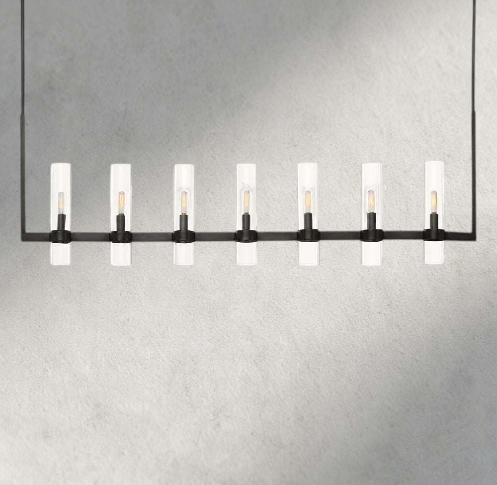 Ravay Linear Chandelier 59", 73" - Zelno Lighting