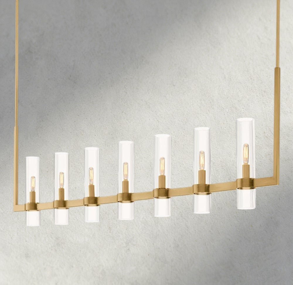 Ravay Linear Chandelier 59", 73" - Zelno Lighting