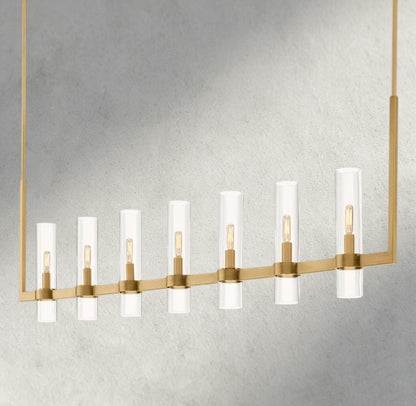 Ravay Linear Chandelier 59", 73" - Zelno Lighting