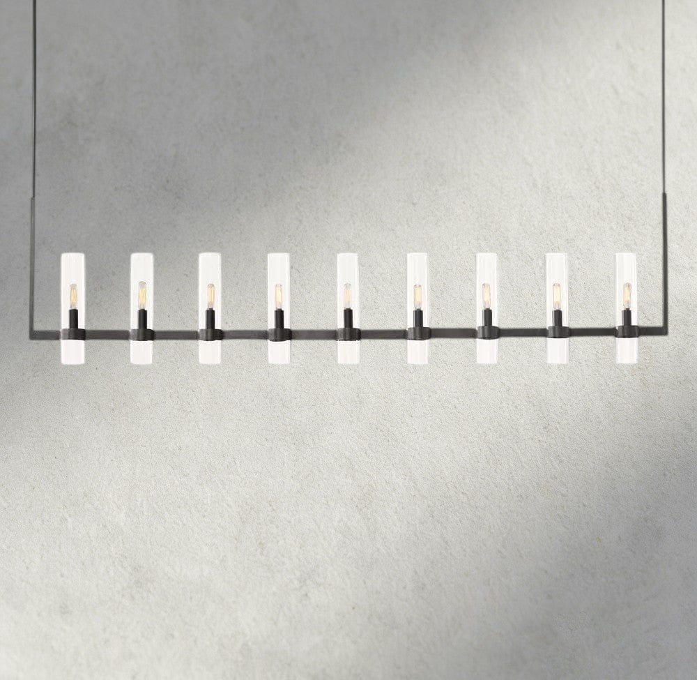 Ravay Linear Chandelier 59", 73" - Zelno Lighting