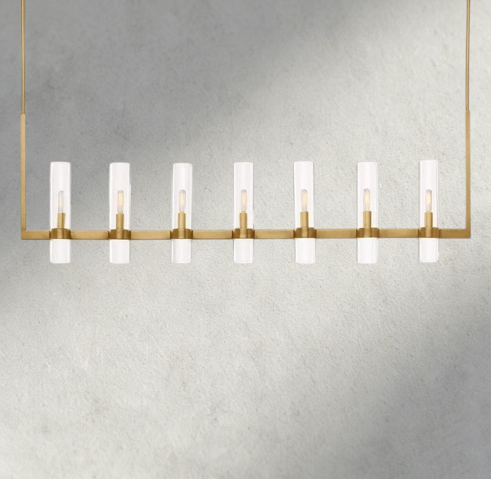 Ravay Linear Chandelier 59", 73" - Zelno Lighting