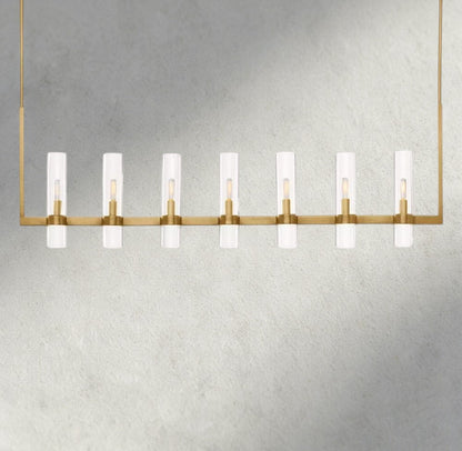 Ravay Linear Chandelier 59", 73" - Zelno Lighting