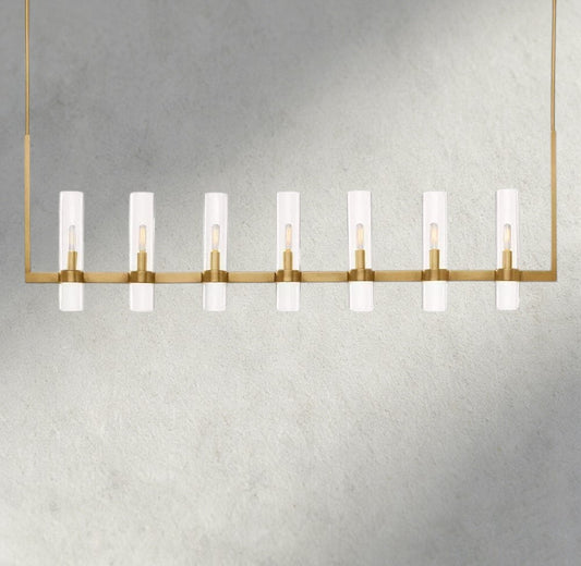 Ravay Linear Chandelier 59", 73" - Zelno Lighting