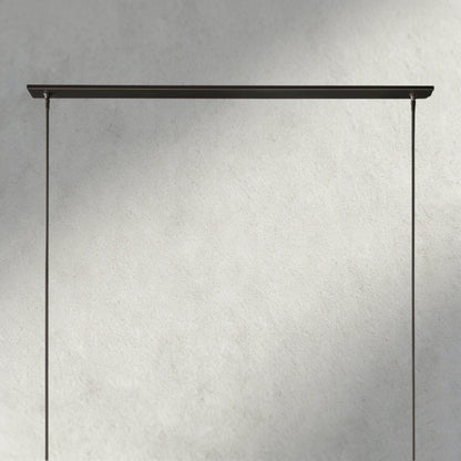 Ravay Linear Milk Glass Chandelier 59", 71" - Zelno Lighting