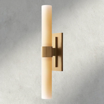 Ravay Milk Glass Linear Sconce - Zelno Lighting