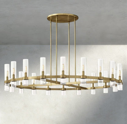 Ravay Round Chandelier 36", 48", 60" - Zelno Lighting
