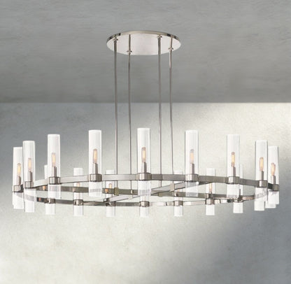 Ravay Round Chandelier 36", 48", 60" - Zelno Lighting
