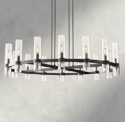 Ravay Round Chandelier 36", 48", 60" - Zelno Lighting