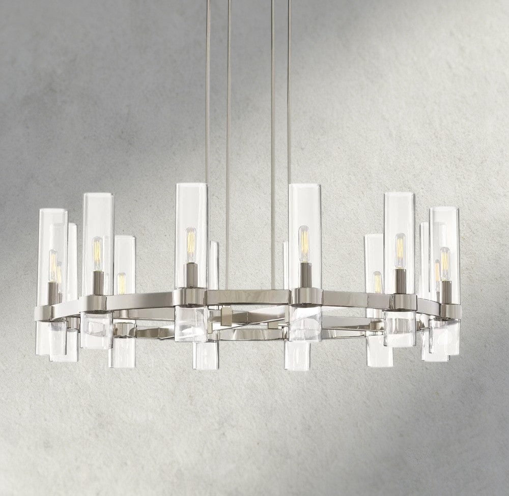 Ravay Round Chandelier 36", 48", 60" - Zelno Lighting