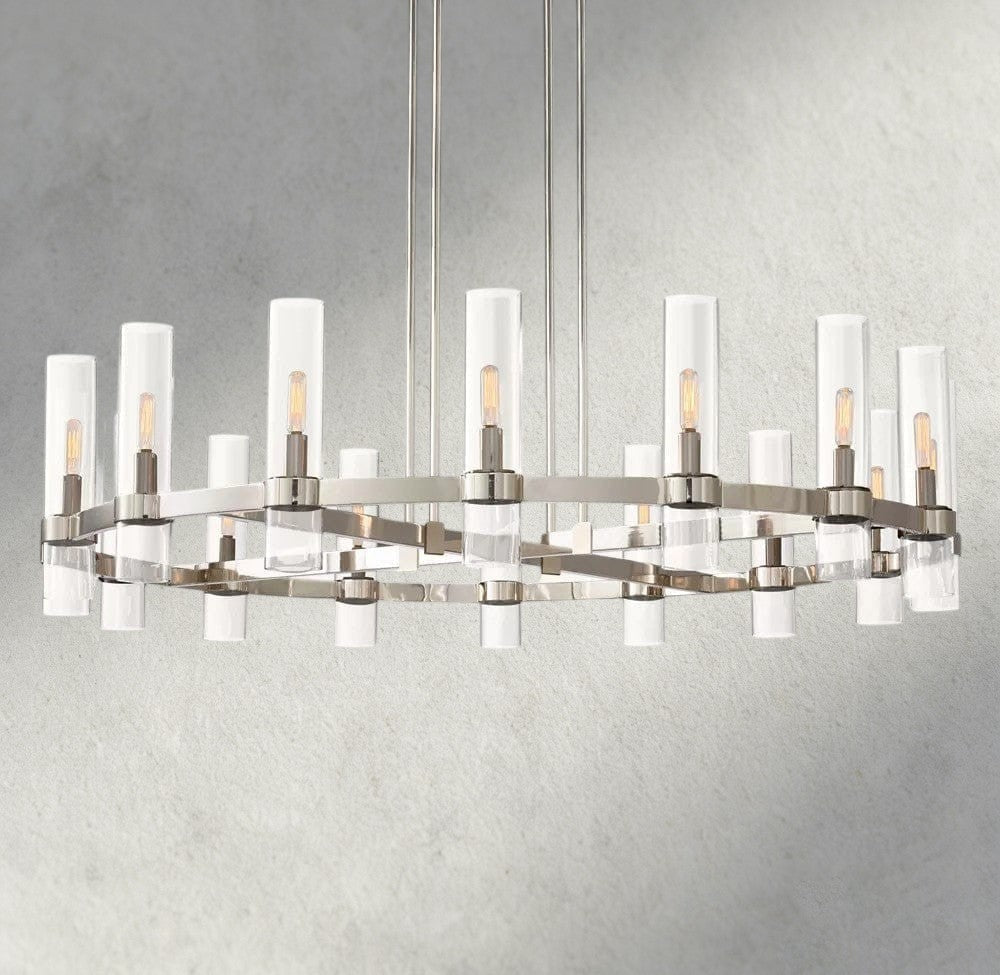 Ravay Round Chandelier 36", 48", 60" - Zelno Lighting