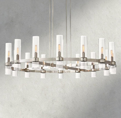 Ravay Round Chandelier 36", 48", 60" - Zelno Lighting