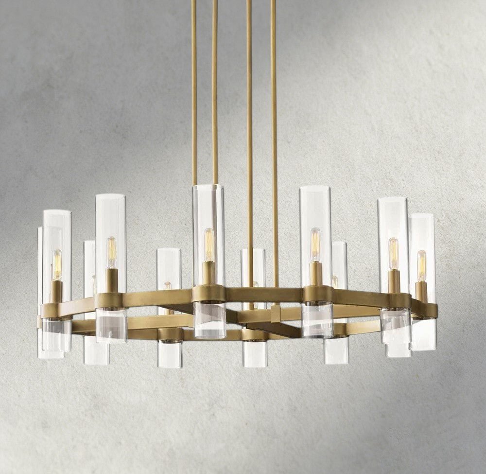 Ravay Round Chandelier 36", 48", 60" - Zelno Lighting