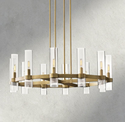 Ravay Round Chandelier 36", 48", 60" - Zelno Lighting