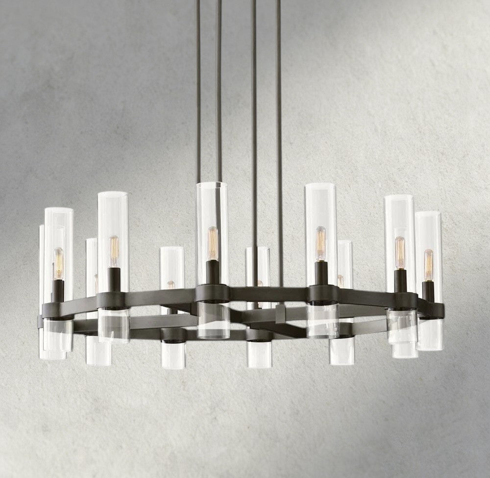 Ravay Round Chandelier 36", 48", 60" - Zelno Lighting