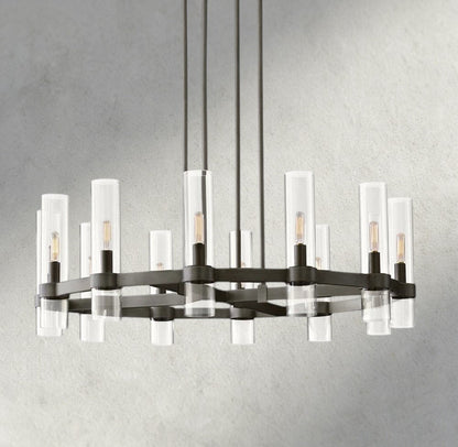 Ravay Round Chandelier 36", 48", 60" - Zelno Lighting