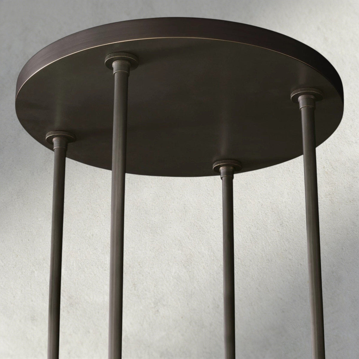 Ravay Round Milk Glass Chandelier 36", 48", 60" - Zelno Lighting