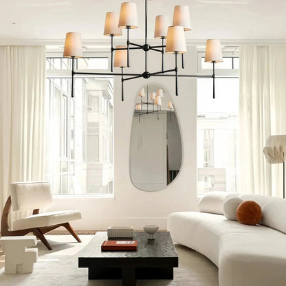 Rhodas 2 - Tier Round Chandelier - Zelno Lighting