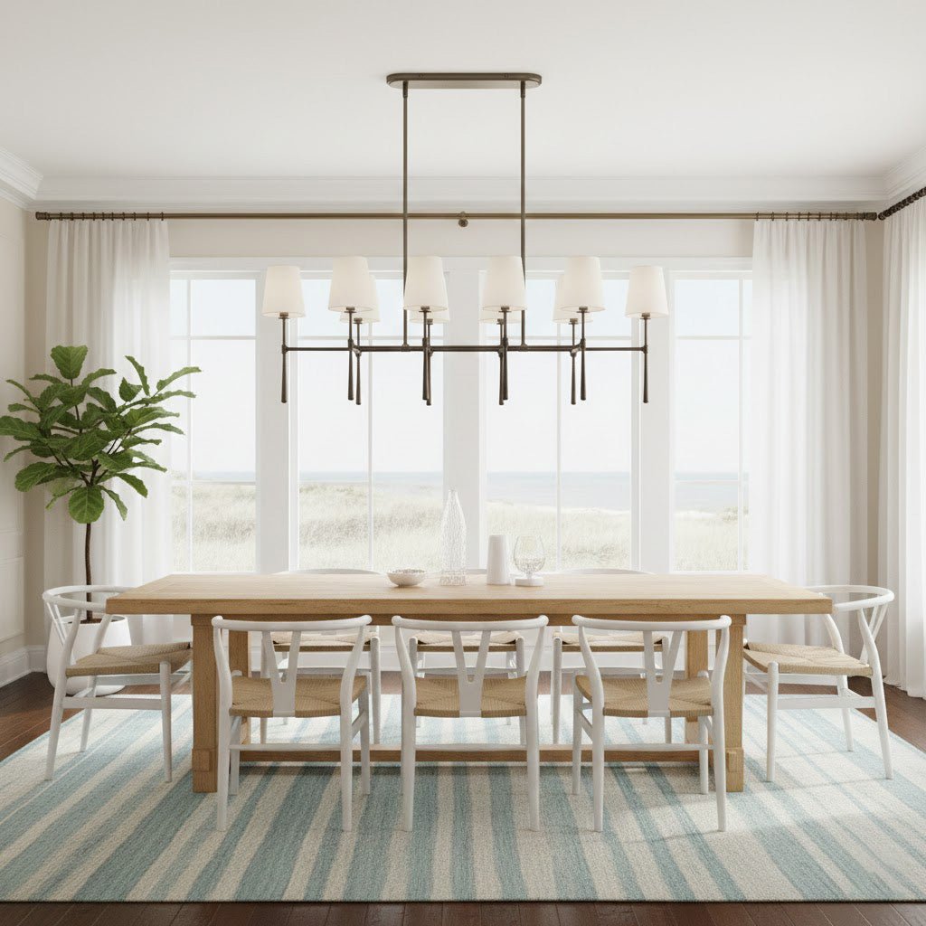 Rhodes Double Linear Chandelier - Zelno Lighting