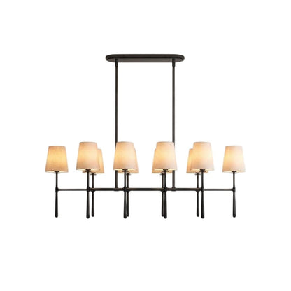 Rhodes Double Linear Chandelier - Zelno Lighting