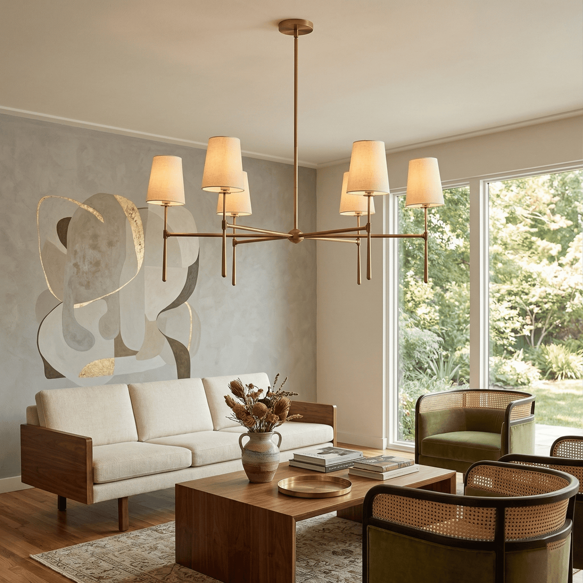 Rhodes Round Chandelier - Zelno Lighting