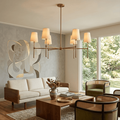 Rhodes Round Chandelier - Zelno Lighting